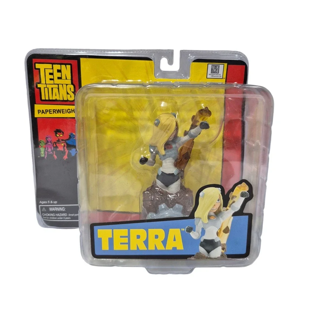 Terra Teen Titans Interlocking Paperweight Bust Monogram Masterworks DC